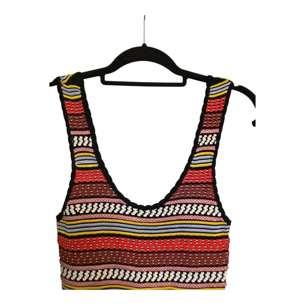 RONNY KOBO Fit & Flare Striped Knit Dress - Size‎ Small